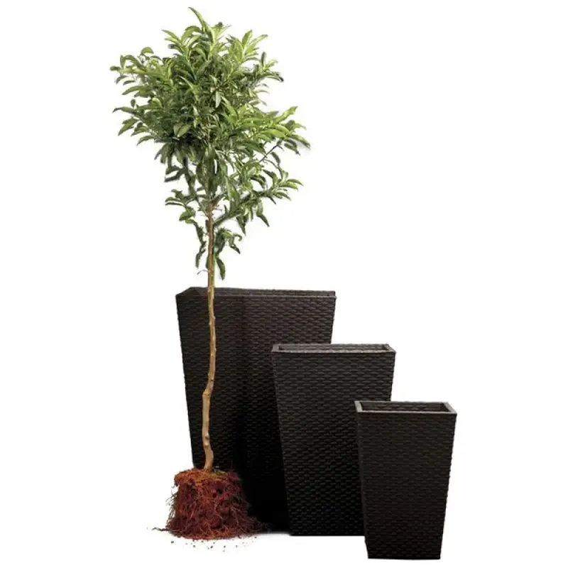 Горшок для растений Keter Rattan Planter M 55,4 л, коричневый, 228975 купить недорого в Украине, фото 2