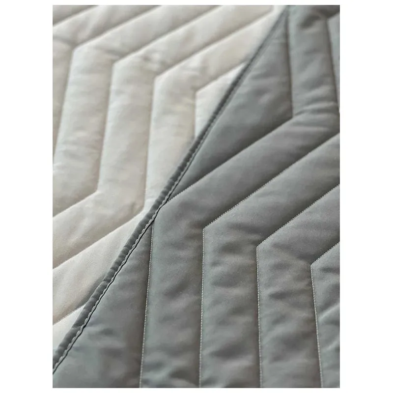 Покривало-ковдра двостороння Arcloud Rainy Day/Elephant Skin, 140х215 см, сіро-бежевий купити недорого в Україні, фото 2