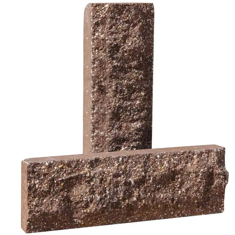 Плитка фасадная короткая Євроцегла, скала, 200х65х20 мм, коричневый купить недорого в Украине, фото 1