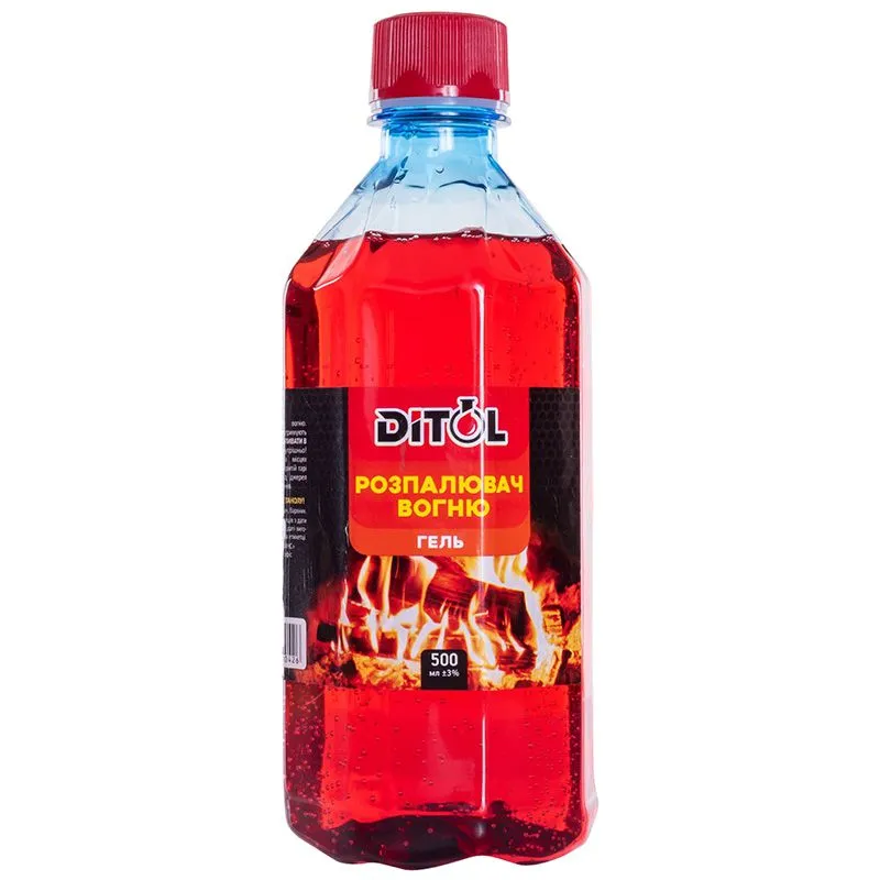 Разжигатель огня-гель Ditol, 500 мл купить недорого в Украине, фото 1