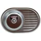 Мойка кухонная Platinum 7750 Decor, 770x500x180 мм, фото 1 Мойка кухонная Platinum 7750 Decor, 770x500x180 мм купить недорого в Украине, фото 1