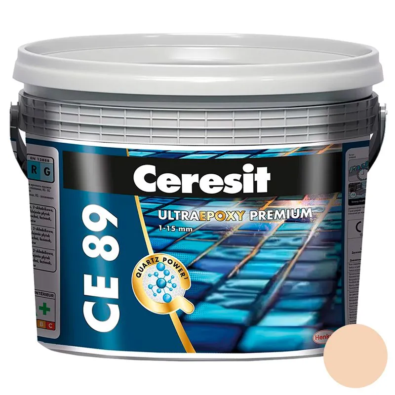 Фуга эпоксидная Ceresit СЕ-89 Ultraepoxy, тофи 844, 2,5 кг купить недорого в Украине, фото 1