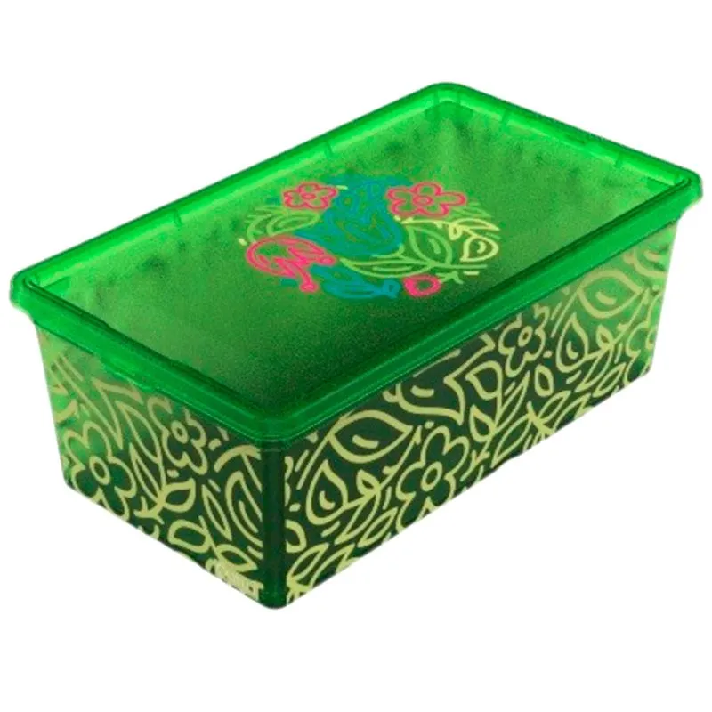 Бокс з кришкою Qutu Light Box Flouresent Green, 5 л, 6835550 купити недорого в Україні, фото 1