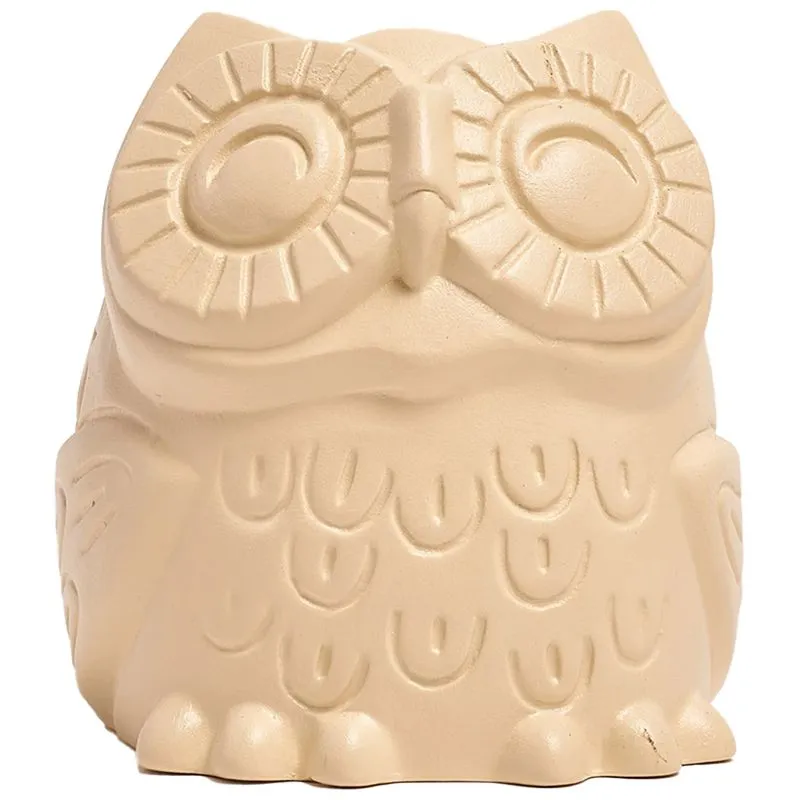 Горшок керамический Сова, 0,85 л, бежевый купить недорого в Украине, фото 1