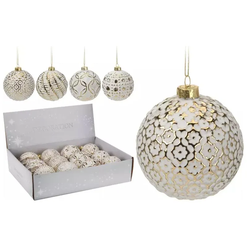 Куля новорічна Koopman, 8 см, в асортименті, ABT316430 купити недорого в Україні, фото 2