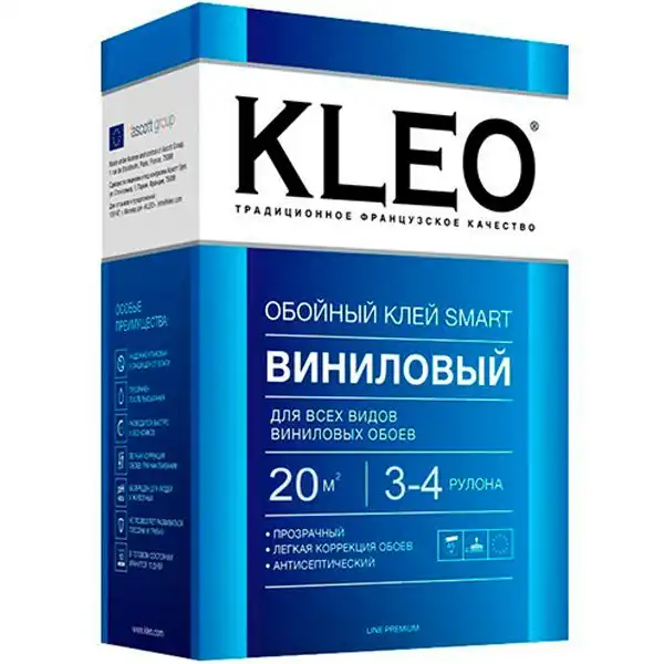 Клей для шпалер Kleo вініловий 3-4, 100 г купити недорого в Україні, фото 1