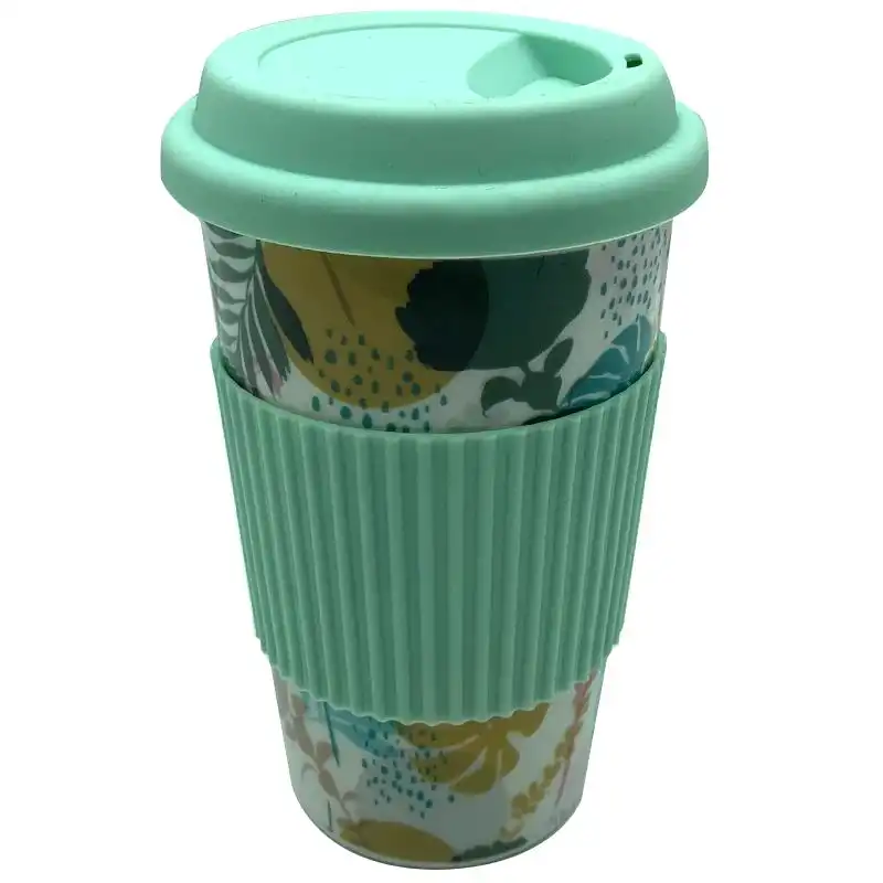 Чашка з кришкою Keramia Flower story, 440 мл, 21-279-123 купити недорого в Україні, фото 2