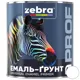 Емаль-ґрунт Zebra PROF 1111 011P, 2,5 кг, білий матовий, фото 1 Емаль-ґрунт Zebra PROF 1111 011P, 2,5 кг, білий матовий купити недорого в Україні, фото 1