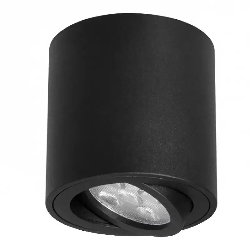 Светильник накладной Feron ML302, GU10, черный, круглый, поворотный купить недорого в Украине, фото 1