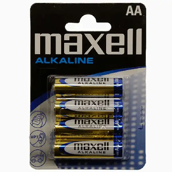 Батарейки Maxell Alkaline AA/LR6, 4 шт., 723758.04 купити недорого в Україні, фото 1