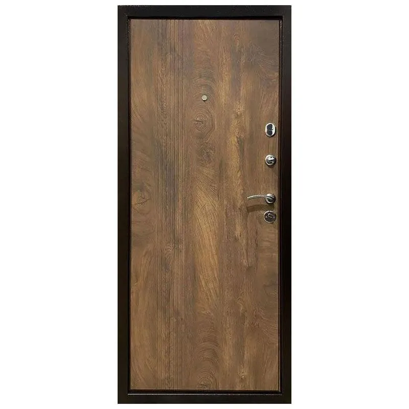 Двері вхідні Двері БЦ Хортиця, 960x2050 мм, антик/спил дерева, праві купити недорого в Україні, фото 2