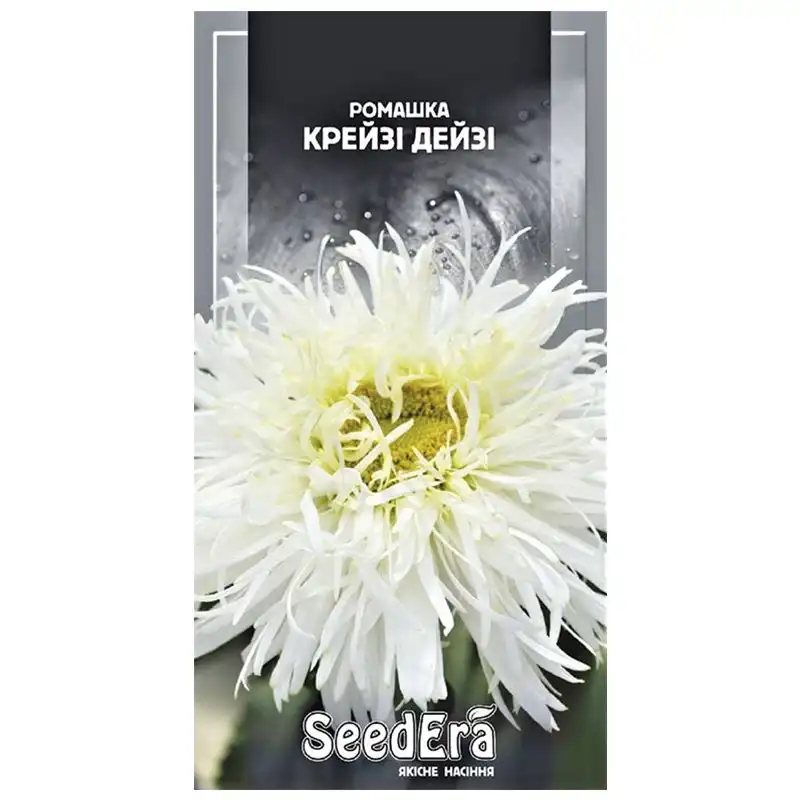 Насіння квітів ромашки великоквіткової SeedEra Крейзі Дейзі, багаторічна, 0,1 г купити недорого в Україні, фото 1