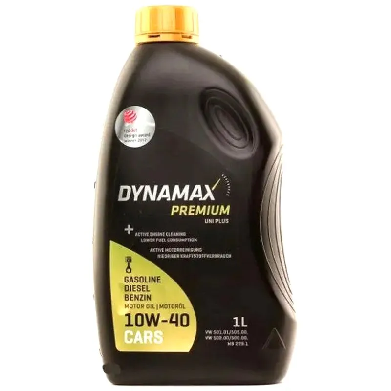 Олива моторна Dynamax Benzin Plus API SL/CF, 10W-40, 1 л, 60963 купити недорого в Україні, фото 1