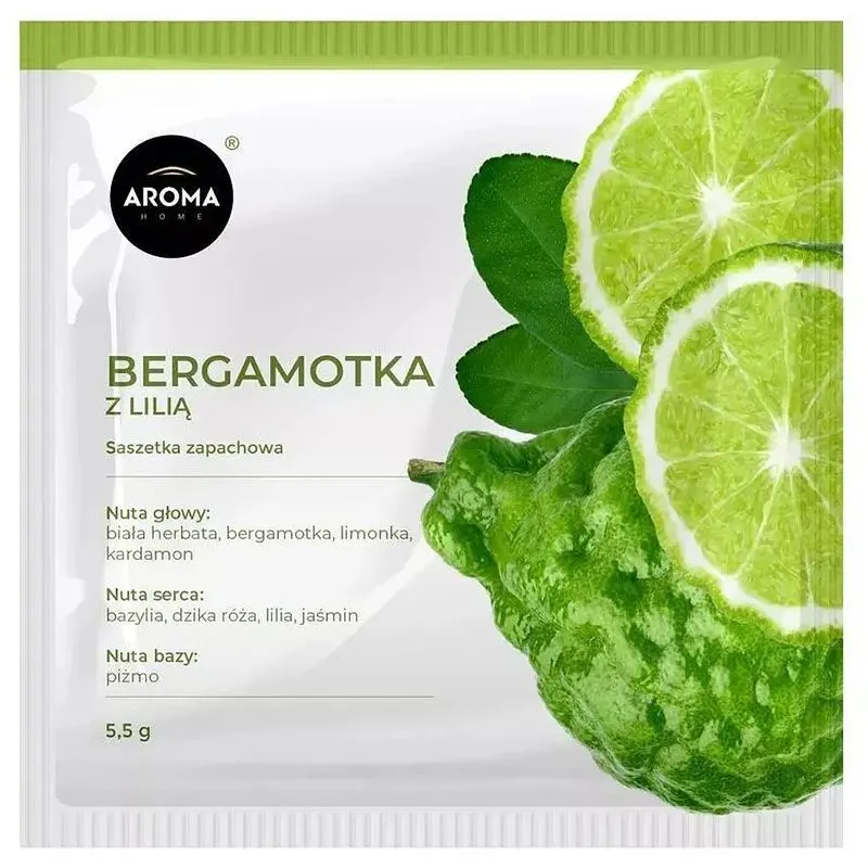Ароматичні саше Aroma Home Basic Бергамот з лілією, 5,5 г купити недорого в Україні, фото 1