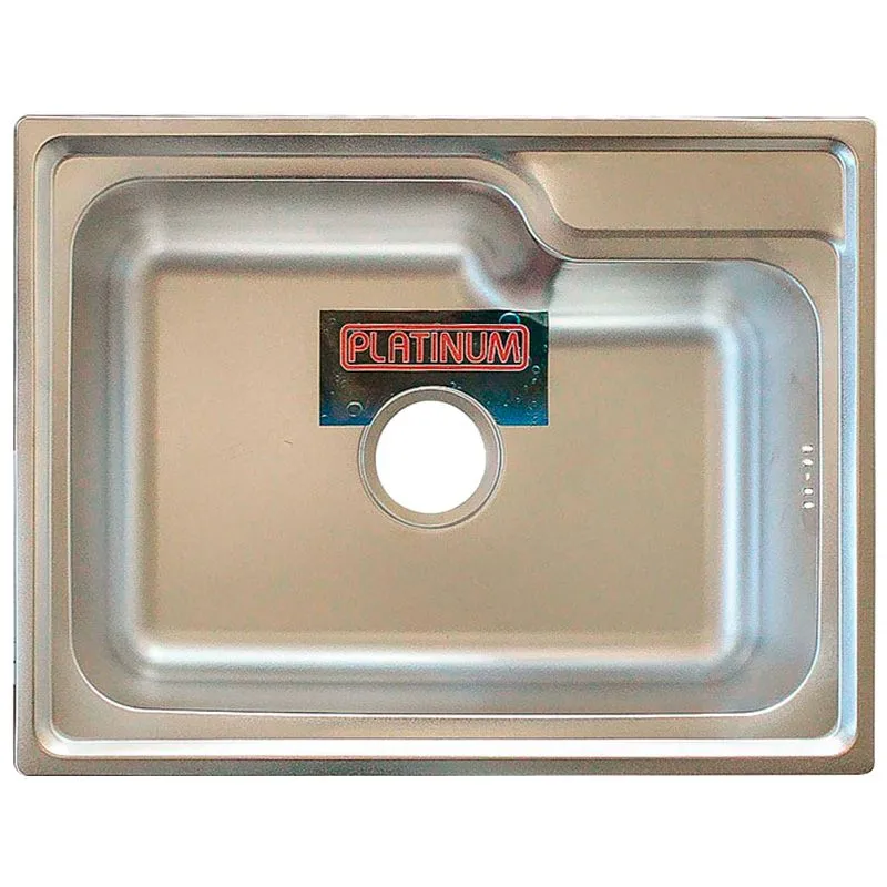 Мийка кухонна Platinum Decor 5845, 580x450x180 мм купити недорого в Україні, фото 1