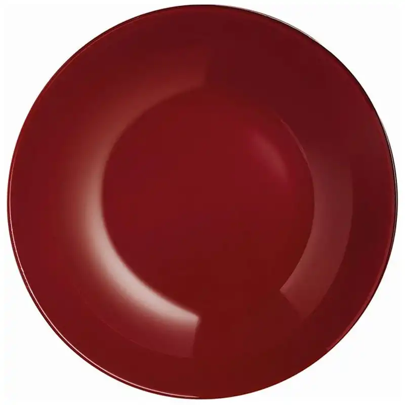 Тарелка глубокая Luminarc Arty Burgundy, круглая, 20 см, красный, P1004 купить недорого в Украине, фото 1