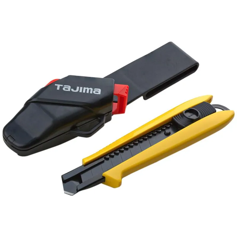 Нож строительный сегментный с кобурой Tajima Driver DC-L500YSFBL, 51x18 мм, 1101-1703 купить недорого в Украине, фото 2
