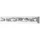 Молдинг Frame Miga 130-114, 2400х30х14 мм, белый с серебром, фото 1 Молдинг Frame Miga 130-114, 2400х30х14 мм, белый с серебром купить недорого в Украине, фото 1