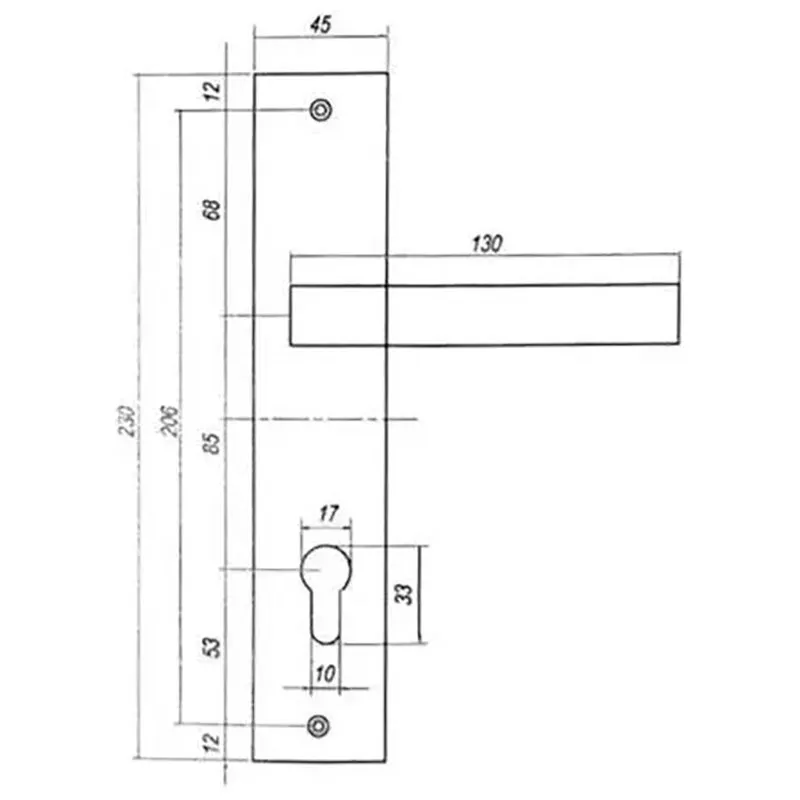 Ручка на планці CordonTech HP-85.101-BLM, 90026880 купити недорого в Україні, фото 2