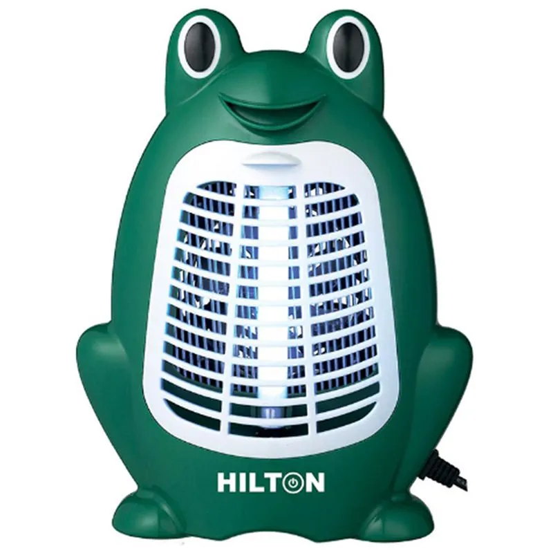 Знищувач комах Hilton 4-W Frog BN Жабка, до 50 кв.м, 1 лампа, 4 Вт, зелений купити недорого в Україні, фото 1