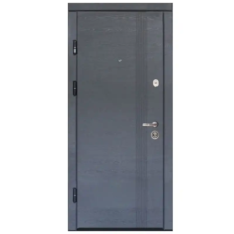 Двері Міністерство дверей ПК-262+ К, 960х2050 мм, дуб грифель-дуб пломбір, ліві купити недорого в Україні, фото 1