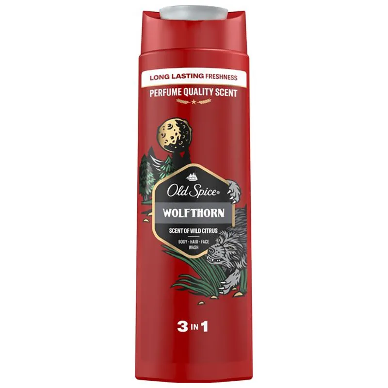 Гель для душа Old Spice 3в1 Wolfthorn, 400 мл, 4084500978973 купить недорого в Украине, фото 1