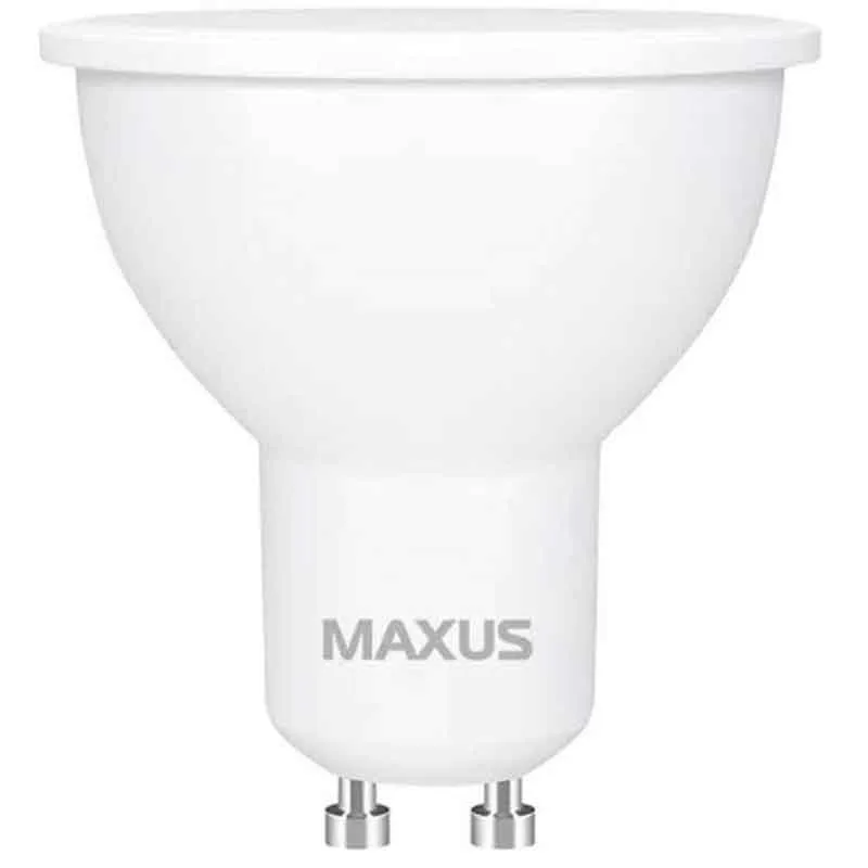 Лампа світлодіодна Maxus, 5 Вт, MR16, GU10, 3000 K, 1-LED-717 купити недорого в Україні, фото 1