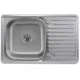 Мойка кухонная Platinum 7850 Decor, 780x500x170 мм, фото 1 Мойка кухонная Platinum 7850 Decor, 780x500x170 мм купить недорого в Украине, фото 1