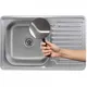 Мойка кухонная Platinum 7850 Decor, 780x500x170 мм, фото 2 Мойка кухонная Platinum 7850 Decor, 780x500x170 мм купить недорого в Украине, фото 2