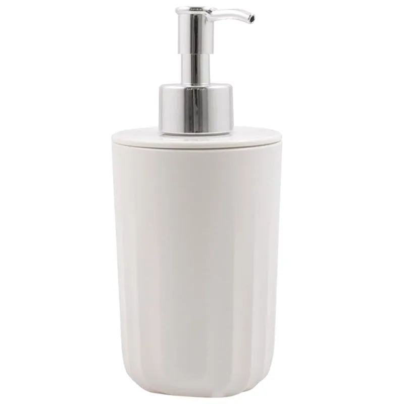 Дозатор для жидкого мыла Arino Home Wave, 0,25 л, белый, 65116 купить недорого в Украине, фото 1