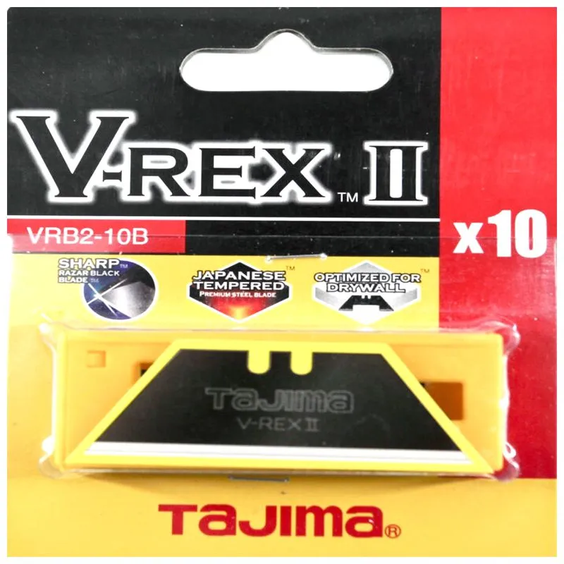 Лезвия трапециевидные Tajima V-REX VRB2-10B, 10 шт, 1102-0750 купить недорого в Украине, фото 1