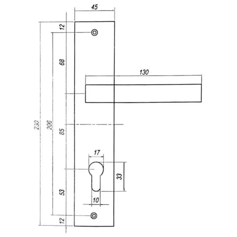 Ручка на планці CordonTech HP-85.101-NISM, 90026879 купити недорого в Україні, фото 2