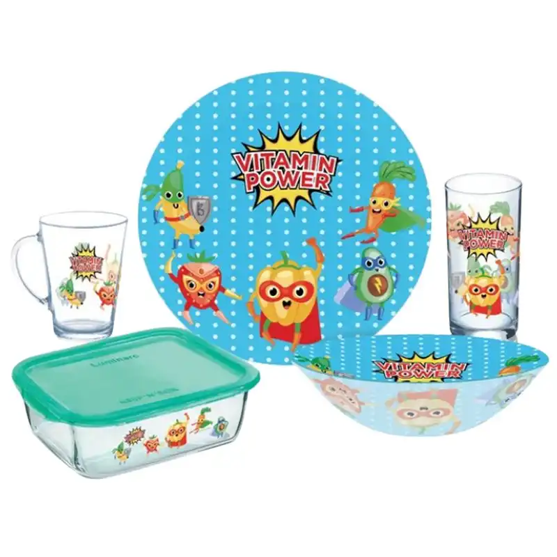 Набір посуду дитячий Luminarc, 5 предметів, P7869 купити недорого в Україні, фото 1