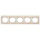 Рамка п'ятимісна Elcor Emily 9215, кремовий, 211565 купити недорого в Україні, фото 1
