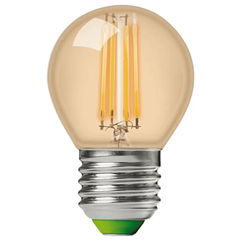 Лампа світлодіодна Eurolamp, 5 Вт, 3000 K, 2 шт, MLP-LED-G45-05273(Amber) купити недорого в Україні, фото 1