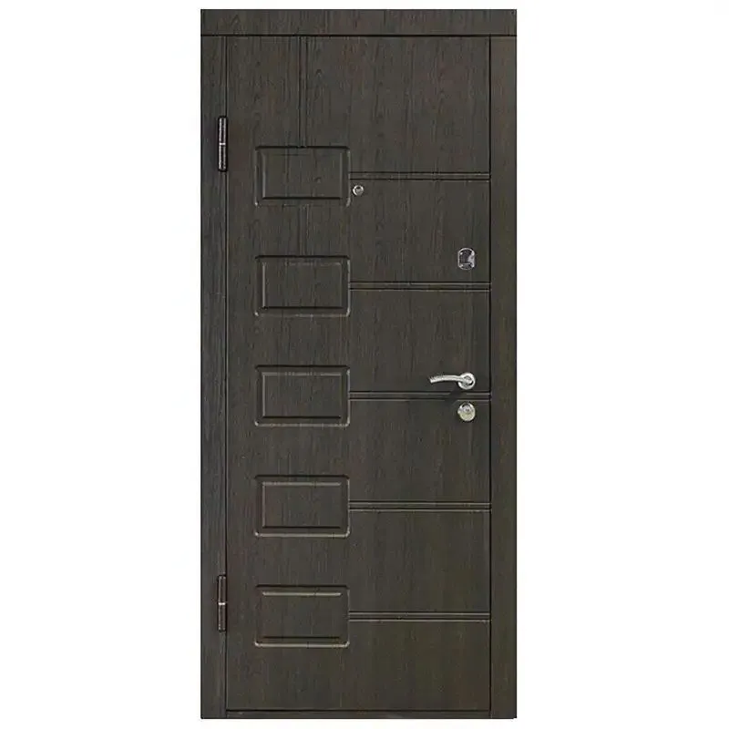 Двері вхідні Міністерство дверей ПО-21, 960х2050 мм, венге, ліві купити недорого в Україні, фото 1