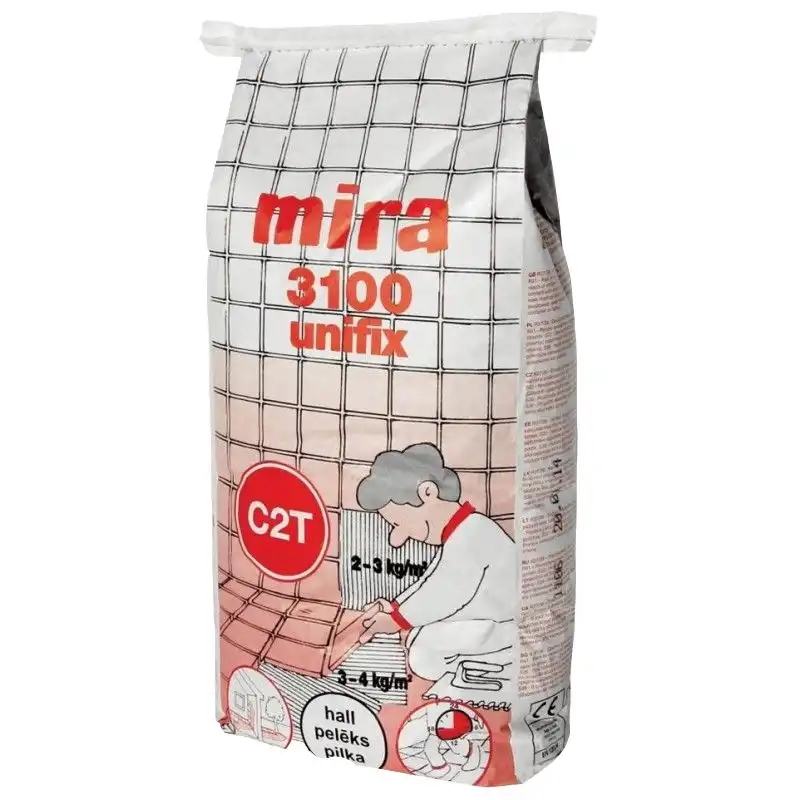 Клей Mira 3100 Unifix, 25 кг, серый купить недорого в Украине, фото 1