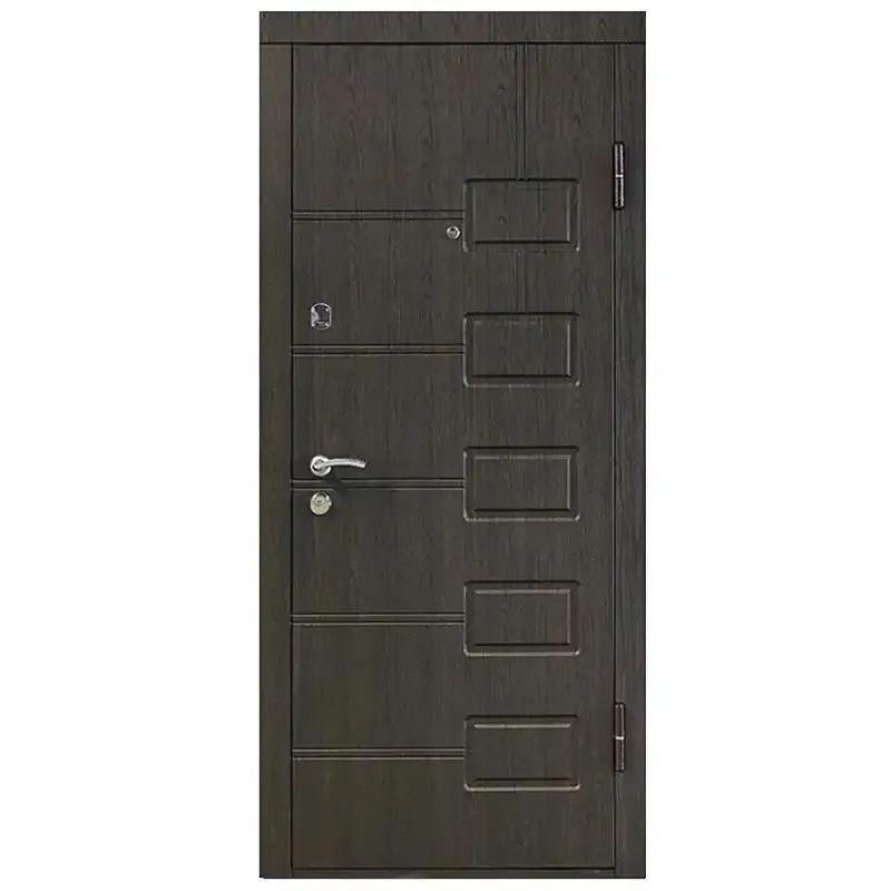Двері вхідні Міністерство дверей ПО-21, 960х2050 мм, венге, праві купити недорого в Україні, фото 1
