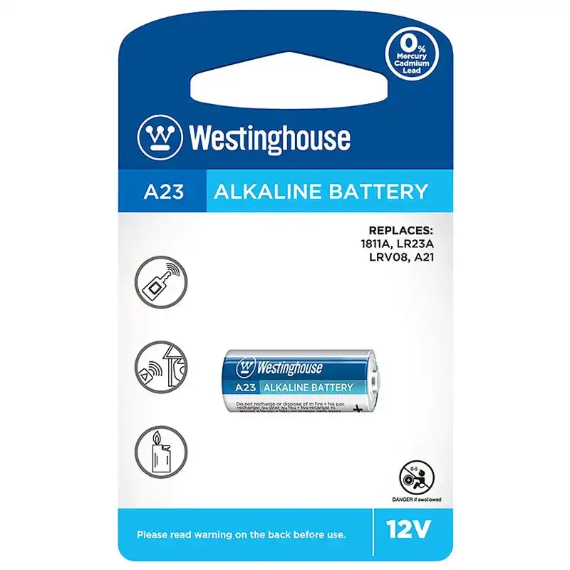 Батарейка Westinghouse Remote Control Alkaline A23, 12V, A23-BP1 купити недорого в Україні, фото 1