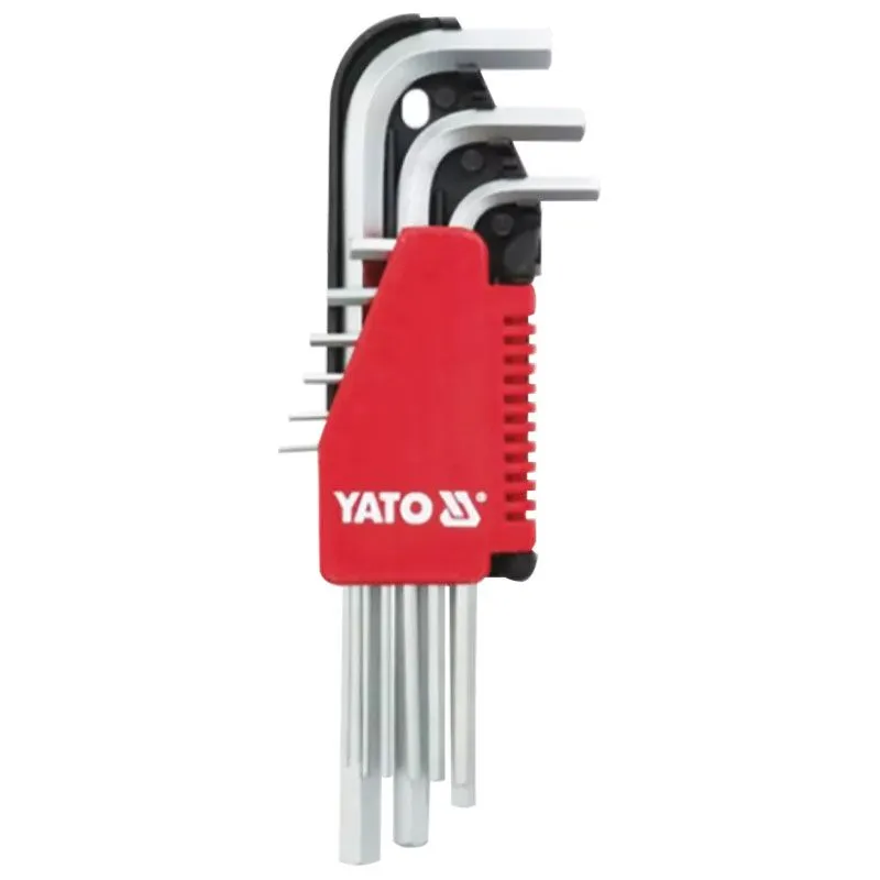 Ключи шестигранные удлиненные YATO, 1,5-10 мм, 9 шт, YT-0501 купить недорого в Украине, фото 1
