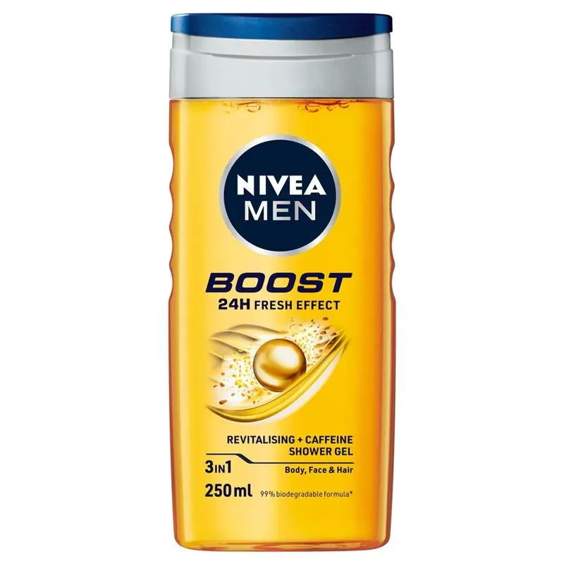 Гель для душа Nivea Bath Boost 3в1, 250 мл, 92839 купить недорого в Украине, фото 1