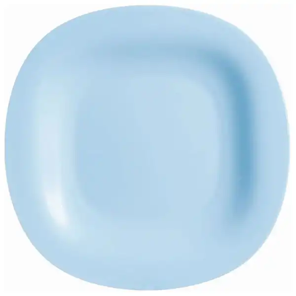 Тарелка обедняя Luminarc Carine Light Blue, квадратная, 27 см, голубой, P4126 купить недорого в Украине, фото 1