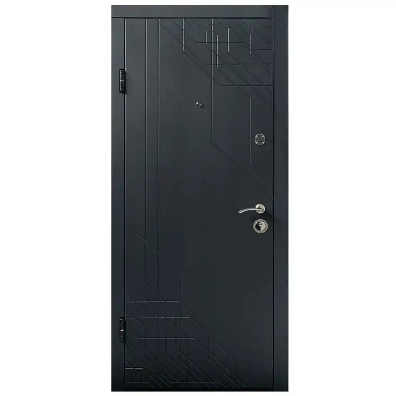 Двері Міністерство дверей ПО-260, 860х2050 мм, антрацит/білий матовий, ліві купити недорого в Україні, фото 1