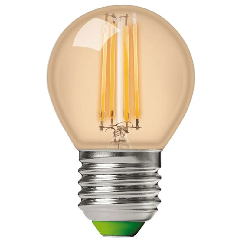 Лампа світлодіодна Eurolamp, 5 Вт, 4000 K, 2 шт, MLP-LED-G45-05274(Amber) купити недорого в Україні, фото 1