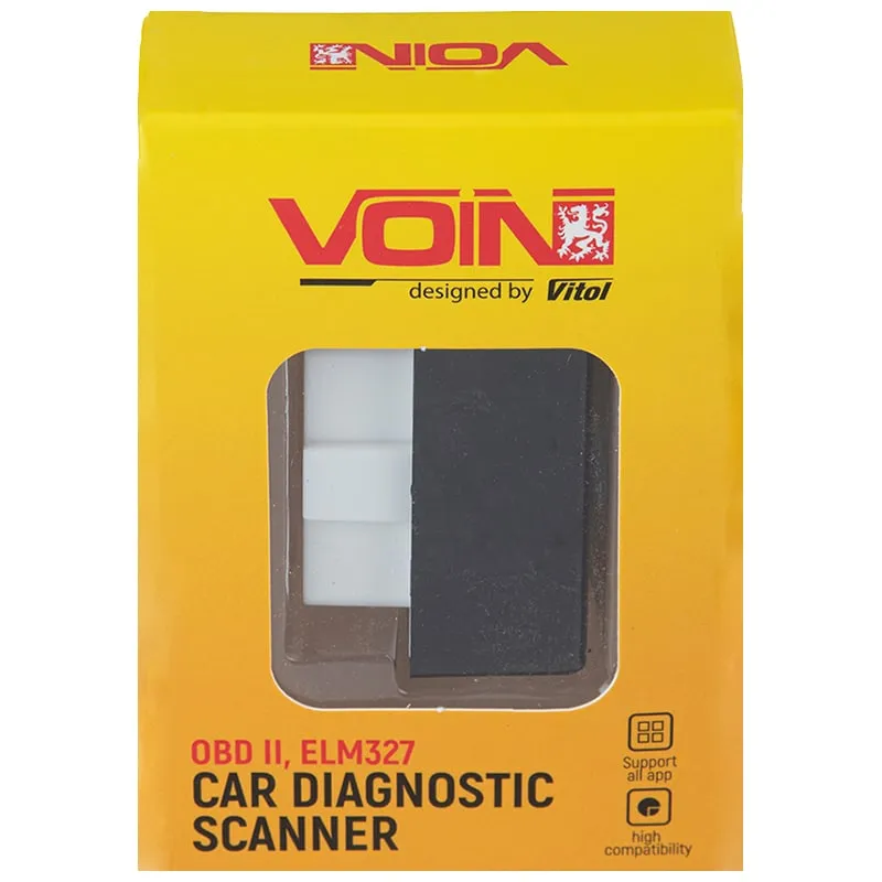 Сканер автомобильный диагностический Voin ELM-32715, OBD II, ELM327, v1.5, фото 355082 Сканер автомобильный диагностический Voin ELM-32715, OBD II, ELM327, v1.5 купить недорого в Украине, фото 355082