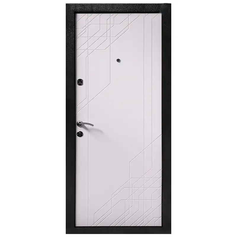 Двері вхідні Міністерство дверей ПО-260, 860х2050 мм, антрацит/білий, праві купити недорого в Україні, фото 2
