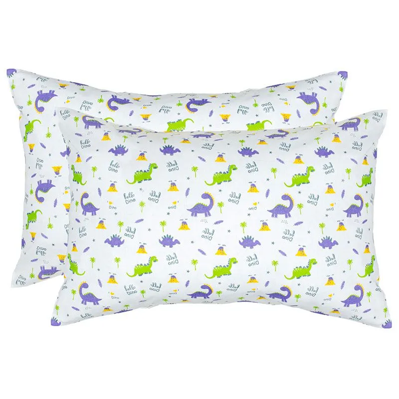 Наволочка дитяча Home Line Динозаврики, 40х60 см, 2 шт, зелений, 168893, фото 1 Наволочка дитяча Home Line Динозаврики, 40х60 см, 2 шт, зелений, 168893 купити недорого в Україні, фото 1