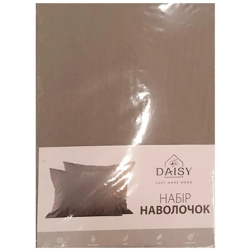 Набір наволочок Biltex Dried Sage 17-0208, 50х70 см, 2 шт, мікрофібра, фото 1 Набір наволочок Biltex Dried Sage 17-0208, 50х70 см, 2 шт, мікрофібра купити недорого в Україні, фото 1