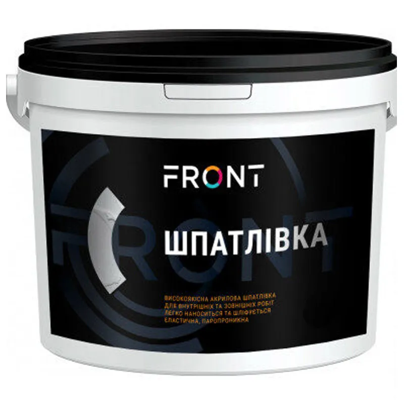 Шпаклівка акрилова Front, 3 кг купити недорого в Україні, фото 1