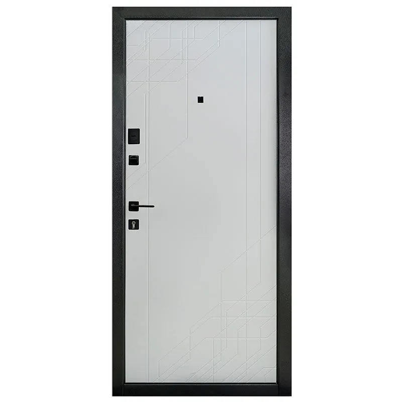 Двері вхідні Міністерство дверей ПО-260, 960х2050 мм, антрацит/білий мат, ліві купити недорого в Україні, фото 2